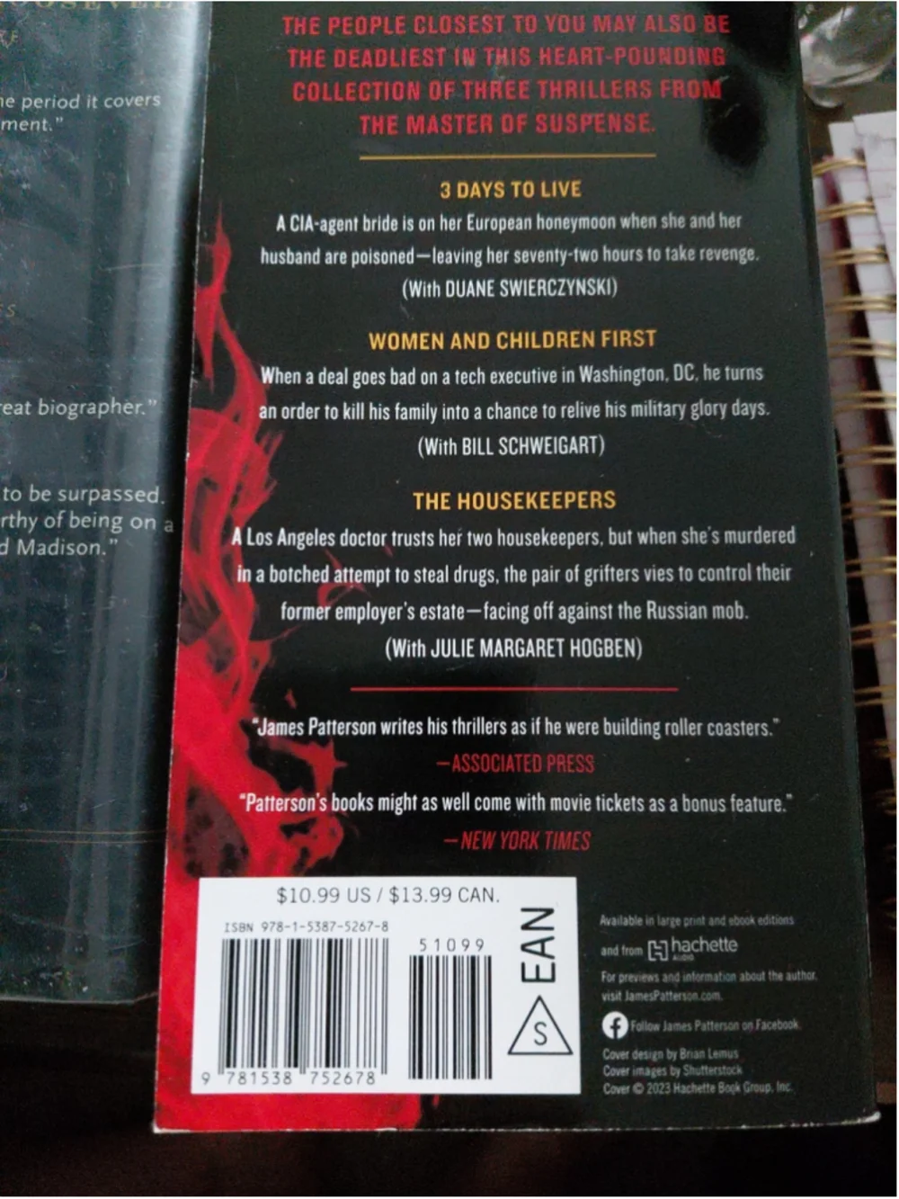 3 Days to Live by James Patterson (2023, Mass Market)